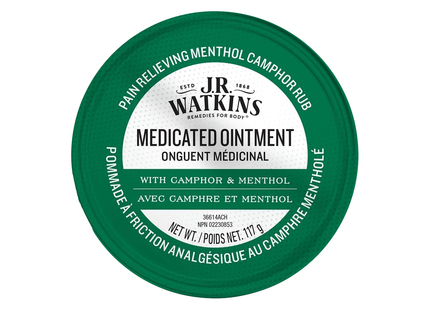 JR Watkins - Pommade médicamenteuse - Camphre Rub | 117g