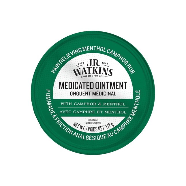 JR Watkins - Pommade médicamenteuse - Camphre Rub | 117g