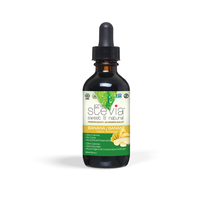 Crave Stevia - Banana Liquid Stevia | 30 mL