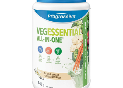 PROGRESSIVE VEGESSENTIAL VANILLE TOUT EN UN 840 GM