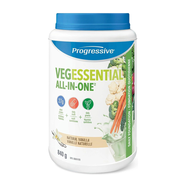 Progressive - Vegessential All-In-One, Natural Vanilla | 840 g