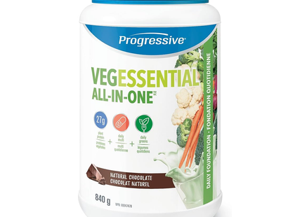 Progressive - Vegessential All-In-One, Natural Chocolate | 840 g