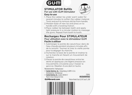 GUM - Stimulator Refills | 18 Count