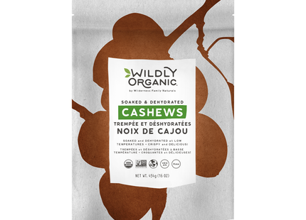 Wildly Organic - Cashews Soaked & Dehydrated | 454 g