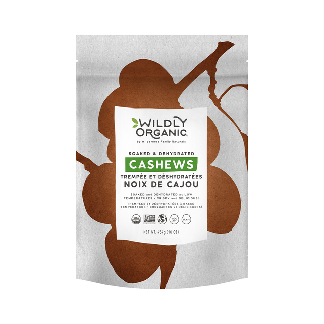 Wildly Organic - Cashews Soaked & Dehydrated | 454 g