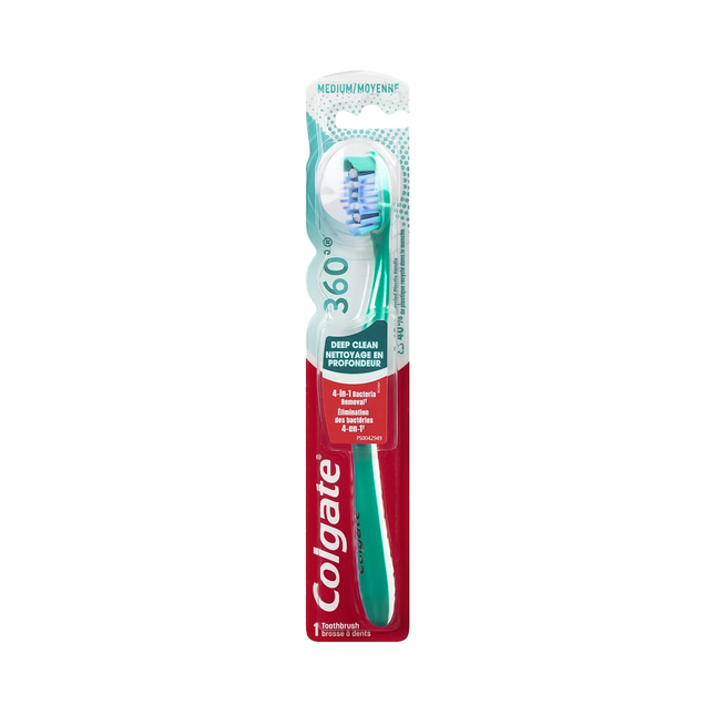 Colgate - Brosse à Dents 360 Deep Clean | Médium