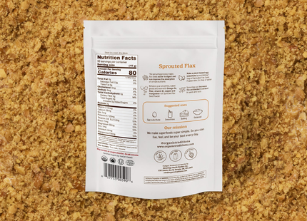 Graines de lin germées Organic Traditions | 227 g