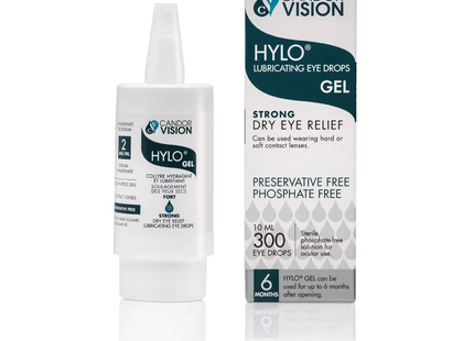 Candor Vision - Hylo Gel Lubricating Eye Drops | 10 mL