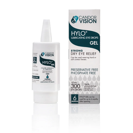 Candor Vision - Gouttes oculaires lubrifiantes Hylo Gel | 10 ml