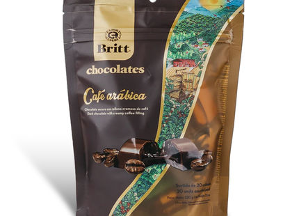 Britt - Cafe Arabica, Dark Chocolate With Creamy Coffee Filling | 220 g