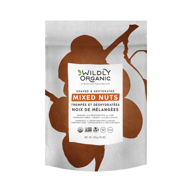 Wildly Organic - Mixed Nuts Soaked & Dehydrated | 454 g