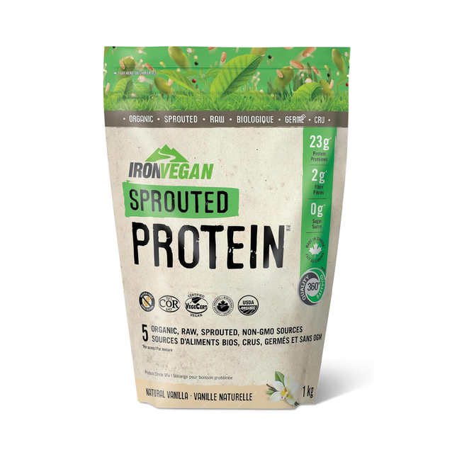 Iron Vegan - Sprouted Protein, Vanilla | 1 kg