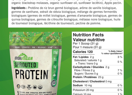 Iron Vegan - Sprouted Protein, Vanilla | 1 kg