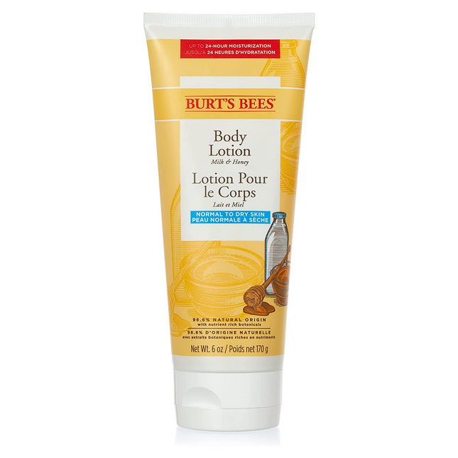 Burt's Bees - Lait corporel au lait et au miel, peaux normales à sèches | 170 g