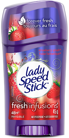 Antisudorifique Lady Speed ​​Stick Fresh Infusions - Strawberry Splash | 45g