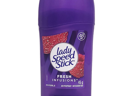 Lady Speed Stick - Fresh Infusions Invisible Antiperspirant - Raspberry | 45 g