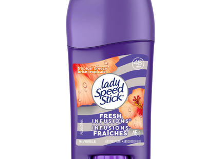 Lady Speed Stick - Antisudorifique Fraîcheur Infusions, Brise Tropicale | 45 g