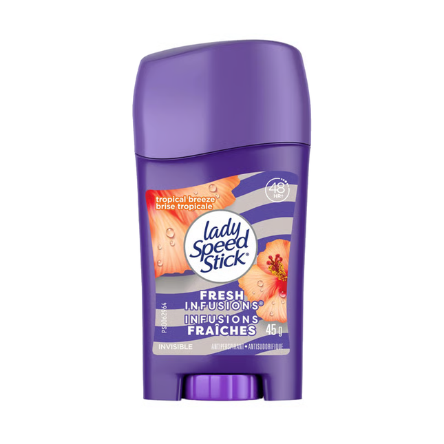 Lady Speed Stick - Antisudorifique Fraîcheur Infusions, Brise Tropicale | 45 g