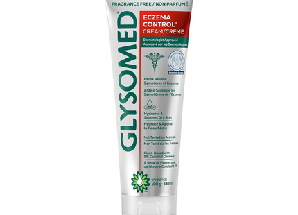 Glysomed - Eczema Control Cream with Colloidal Oatmeal 2% - Fragrance Free | 100 g