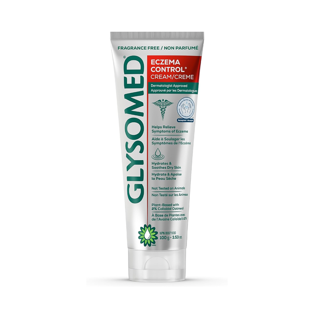 Glysomed - Eczema Control Cream with Colloidal Oatmeal 2% - Fragrance Free | 100 g