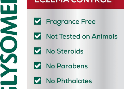 Glysomed - Eczema Control Cream with Colloidal Oatmeal 2% - Fragrance Free | 100 g