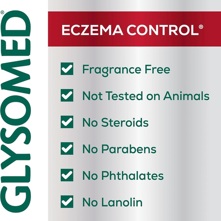 Glysomed – Crème de contrôle de l'eczéma avec avoine colloïdale 2 % – Sans parfum | 100 g