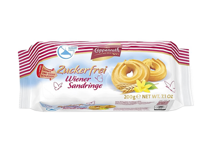 Coppenrath - Zuckerfrei Wiener Sandringe Sugar-Free | 200 g