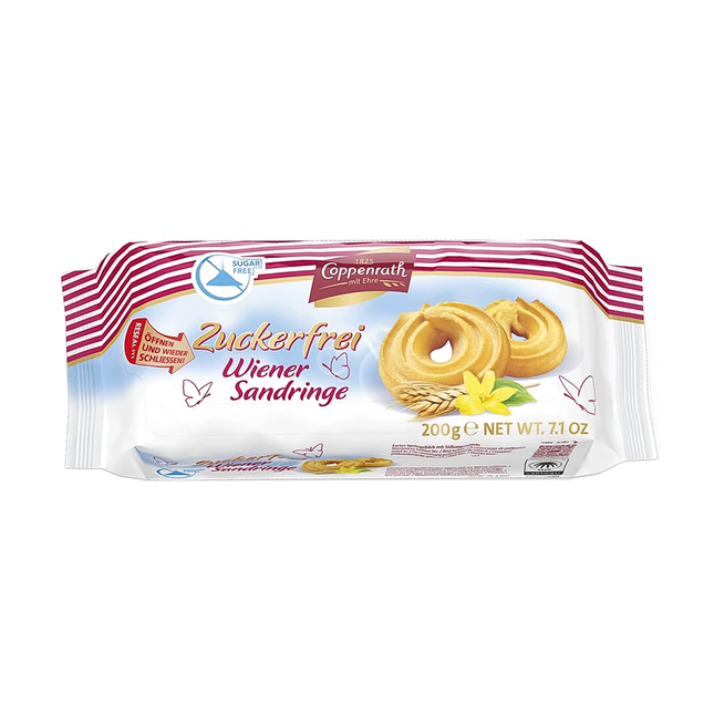 Coppenrath - Zuckerfrei Wiener Sandringe Sugar-Free | 200 g