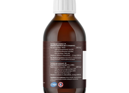AquaOmega - Omega-3 Wild Caught Fish Oil High EPA, Tropical | 225 mL