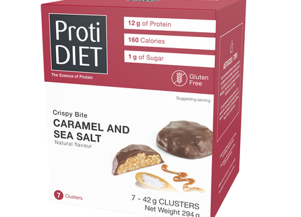 ProtiDiet - Caramel and Sea Salt Crispy Bites