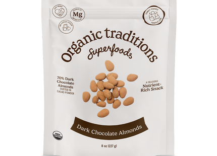 Traditions biologiques - Amandes, chocolat noir | 227 g