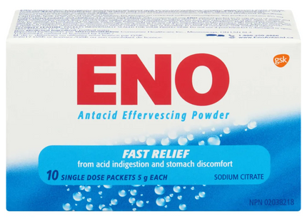 ENO - Antacid Effervescing Powder | 10 x 5g