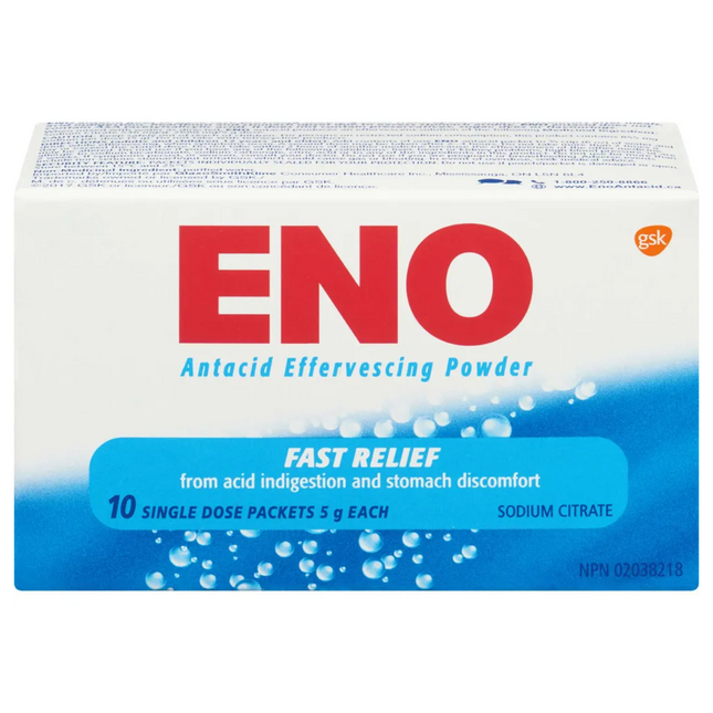 ENO - Antacid Effervescing Powder | 10 x 5g