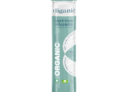 Cliganic - Disques de coton bio | 100 unités