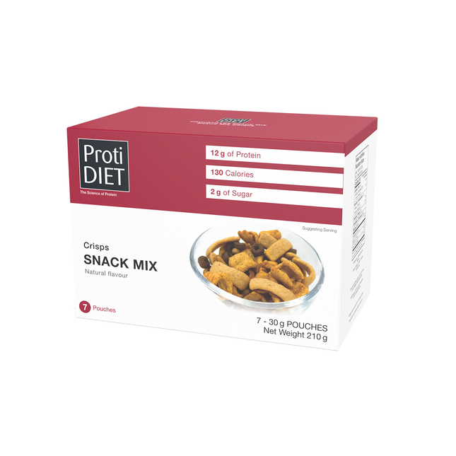 ProtiDiet - Crisps Snack Protein Mix | 7 x 30 g
