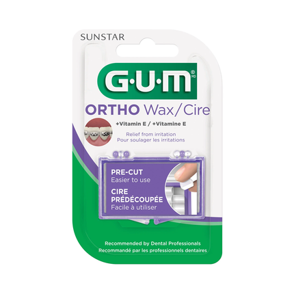 GUM - Precut Ortho Wax + Vitamin E