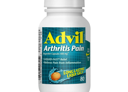 Advil - Arthritis Pain, Ibuprofen 400 mg | 80 Liqui-Gels