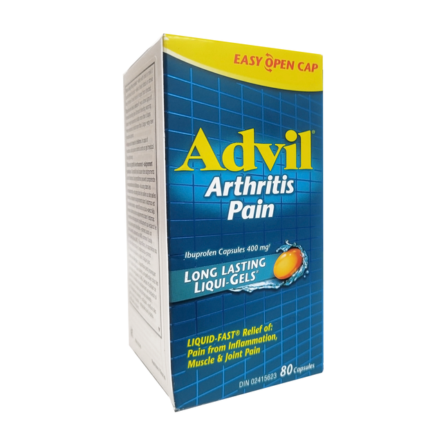 Advil - Douleurs arthritiques de longue durée 400 MG Liqui-Gels | 80 Gélules