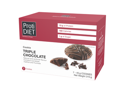 ProtiDiet - Triple Chocolate Protein Cookies