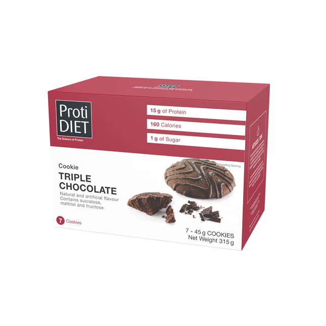 ProtiDiet - Triple Chocolate Protein Cookies