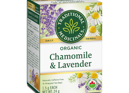 Traditional Medicinals - Organic Chamomile & Lavender | 16 bags