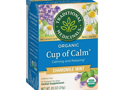 Traditional Medicinals - Organic Cup Of Calm Tea | 16 bags