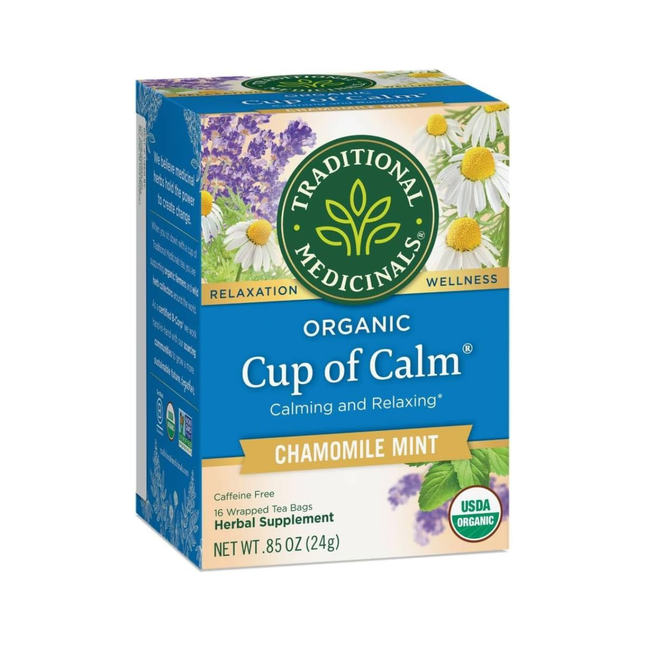 Traditional Medicinals - Organic Cup Of Calm Tea | 16 bags