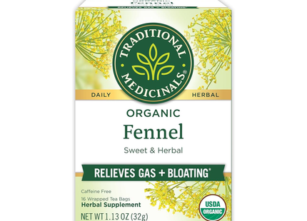 Médicaments traditionnels - Fenouil biologique | 16 sachets
