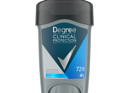 Degree - Clinical Protection 72H Antiperspirant - Clean | 48 g