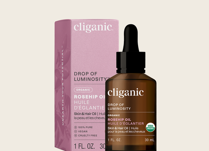 Cliganic - Organic Rosehip Oil | 30 mL
