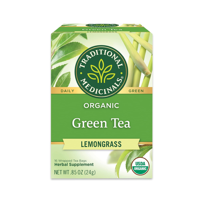 Traditional Medicinals - Organic Green Tea With Lemongrass | 16 bags