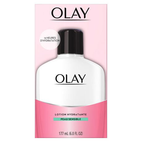 Lotion hydratante pour peau sensible Olay - Hydratation 12 heures | 177 ml