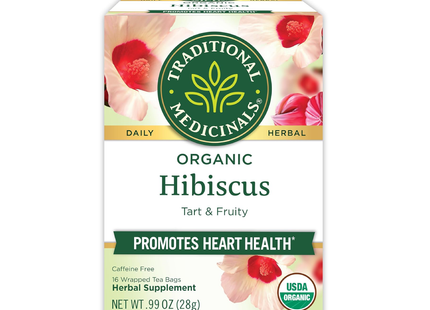 Médicaments traditionnels - Hibiscus biologique, acidulé et fruité | 16 sachets