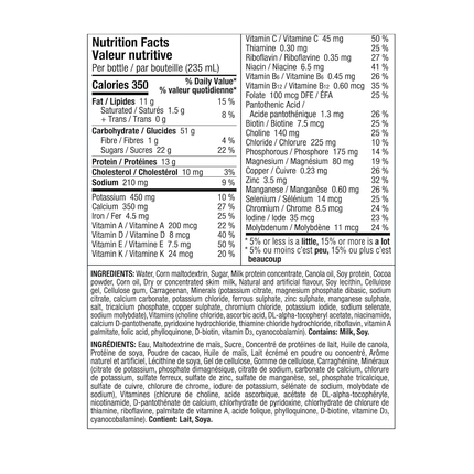 Ensure - Plus Calories - Gluten Free Meal Replacement Drink - Chocolate Flavour | 6 X 235 mL